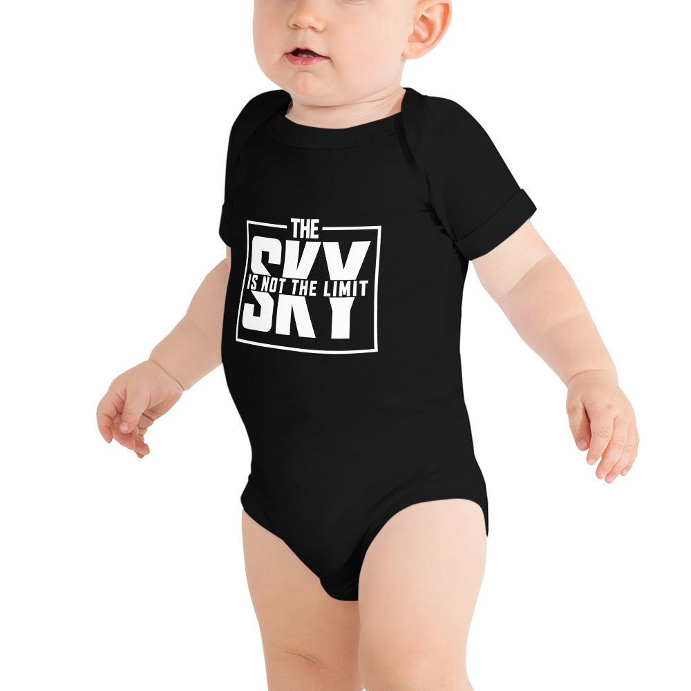 Baby Sky Block Short Sleeve Onesie