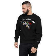 Load image into Gallery viewer, AFRO AVIATOR Champion Sweatshirt - Gray+
