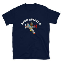 Load image into Gallery viewer, The AFRO AVIATOR Tee - Black+
