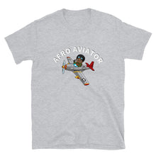 Load image into Gallery viewer, The AFRO AVIATOR Tee - Black+
