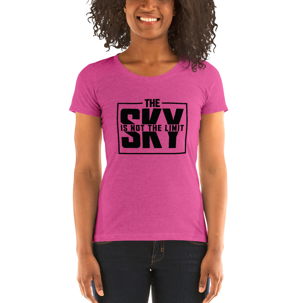 Ladies' Sky Block Tee - Pink+