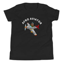 Load image into Gallery viewer, The AFRO AVIATOR Tee - Black+
