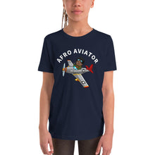 Load image into Gallery viewer, Kids&#39; AFRO AVIATOR TEE - Red+
