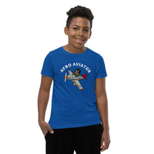 Load image into Gallery viewer, Kids&#39; AFRO AVIATOR TEE - Red+
